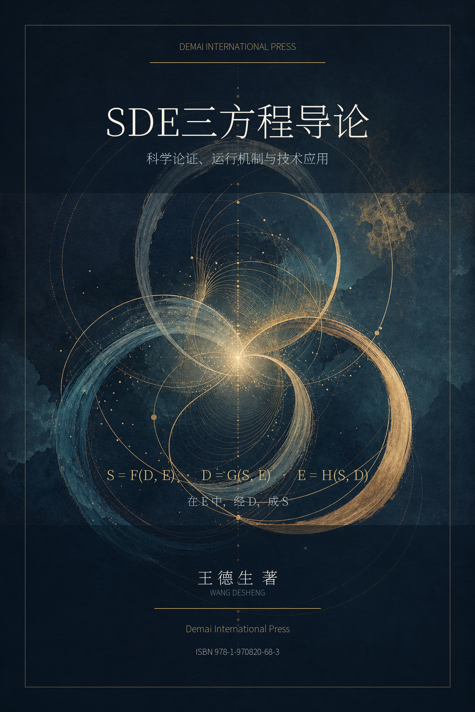 《SDE三方程导论》正式封面