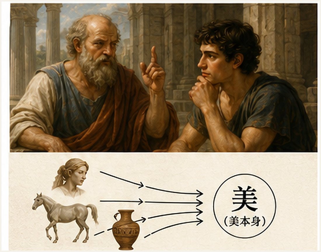 从具体之美到「美本身」——共同的轮廓在追问中逐渐显露。